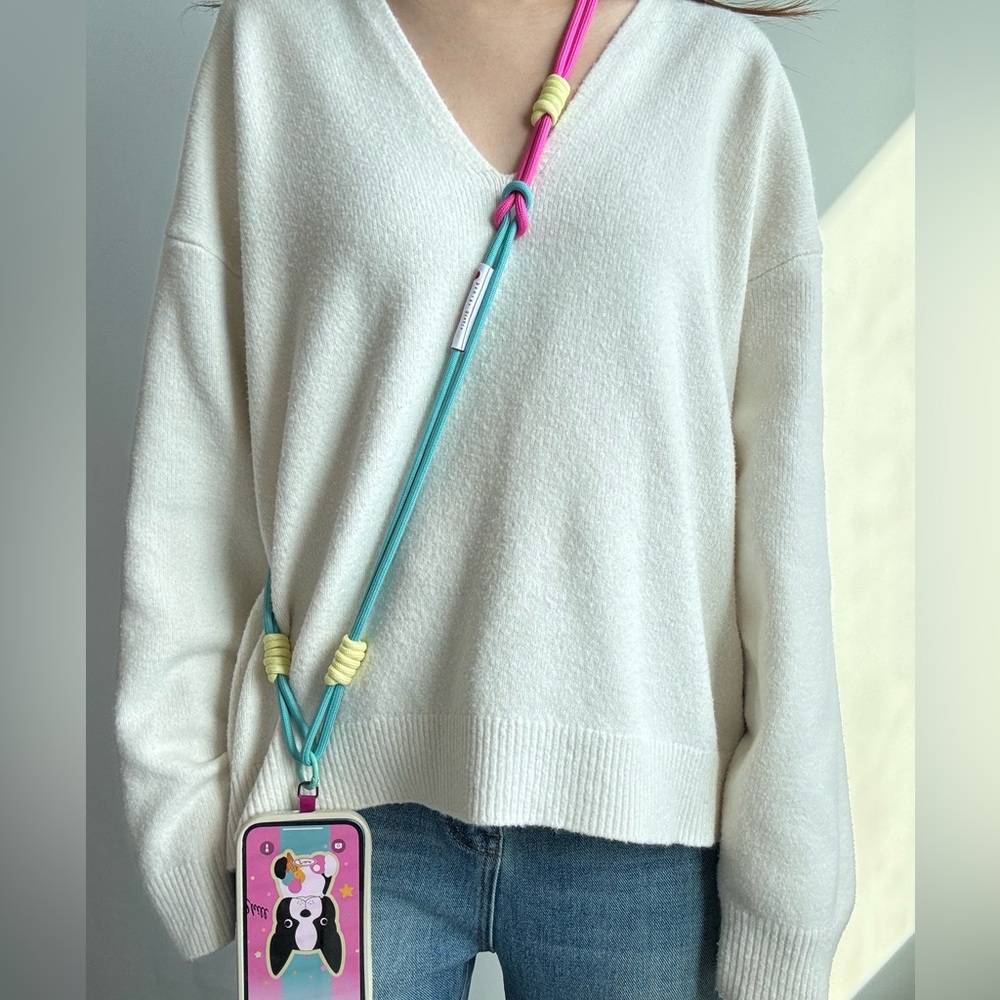 🩷🩵Handmade 3-in-1 Lanyard Crossbody | Wrist Phone Strap